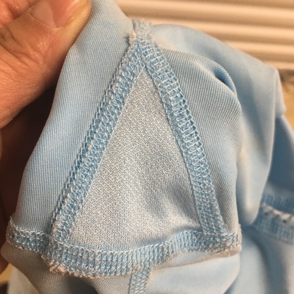 Nike PRO HyperCool Mesh Tiffany Blue Tights Crop Leggings. 26” waist (Small). - Picture 14 of 17